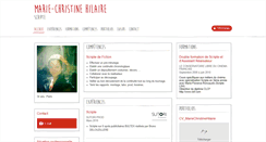 Desktop Screenshot of marie-christine-hilaire.com