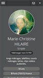 Mobile Screenshot of marie-christine-hilaire.com